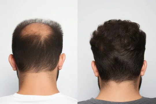 Hair Loss Treatment befdore after in Riyadh